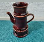 KOFFIEPOT,waxinelichtje,Turks,aardewerk,Theepot,bruin,koffie, Antiek en Kunst, Ophalen of Verzenden