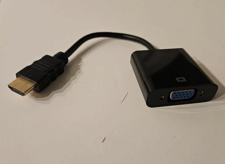 HDMI naar VGA Adapter, Computers en Software, Pc- en Netwerkkabels, Zo goed als nieuw, Ophalen of Verzenden