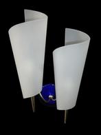 Prachtige vintage Italiaans design Mazzega Murano wandlamp, Gebruikt, Ophalen of Verzenden, Glas