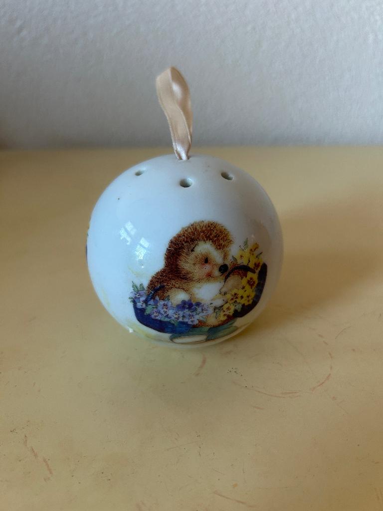 vintage Country Companions egel pomander van keramiek, Ophalen of Verzenden, Gebruikt, Dier