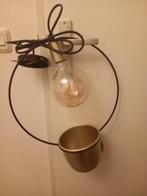 Moderne hanglamp met plantenhouder 2 stuks, Ophalen of Verzenden, Zo goed als nieuw, Metaal, Modern