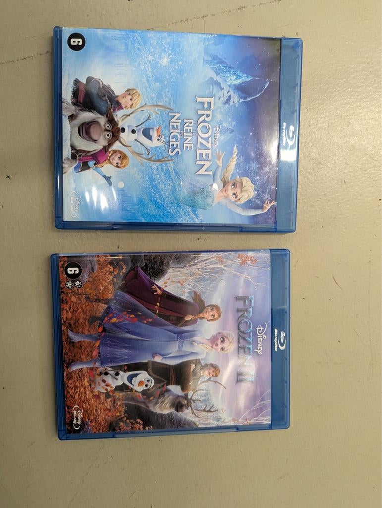 Frozen 1 & 2 Blu-ray - Disney Klassiekers, Cd's en Dvd's, Blu-ray, Ophalen of Verzenden, Zo goed als nieuw, Tekenfilms en Animatie