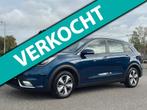 Kia Niro 1.6 GDi Hybrid First Edition CAMERA LED TREKHAAK NA, Blauw, Leder en Stof, Origineel Nederlands, Bedrijf