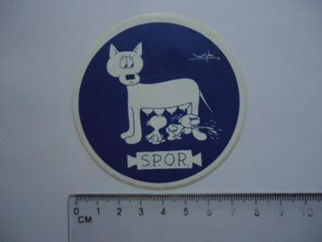 sticker oud SPQR strip rome italie senaat romanus retro beschikbaar voor biedingen