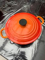 Le Creuset pan 22, Huis en Inrichting, Keuken | Potten en Pannen, Ophalen of Verzenden, Gietijzer, Koekenpan of Braadpan