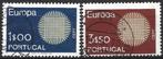 2025-102-10 Europa CEPT Portugal 1081-1082 - 04-05-1970 - 0,, Verzenden, Portugal, Gestempeld