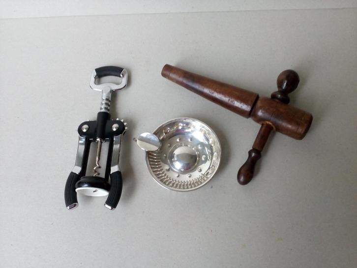 Vintage Wijn tastvine/kurkentrekker/vatstop. Pr.p/st vanaf, Antiek en Kunst, Curiosa en Brocante, Ophalen of Verzenden