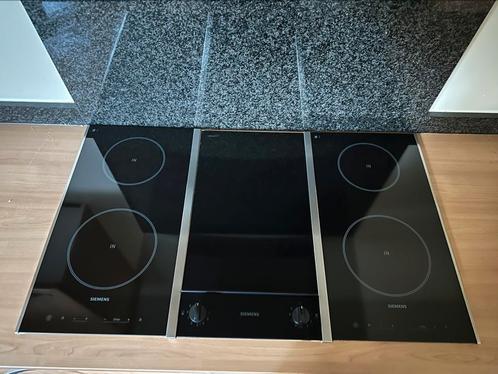 Siemens Inductie kookplaat met grill, Witgoed en Apparatuur, Kookplaten, Gebruikt, Inbouw, Inductie, 4 kookzones, Ophalen