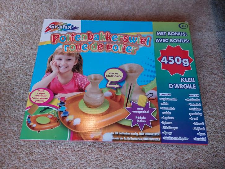 Grafix Pottenbakkerswiel, Hobby en Vrije tijd, Pottenbakken, Zo goed als nieuw, Ophalen