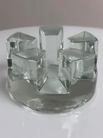Vintage brutalist Georgeshütte theelicht rechaud, Antiek en Kunst, Antiek | Glas en Kristal, Ophalen of Verzenden