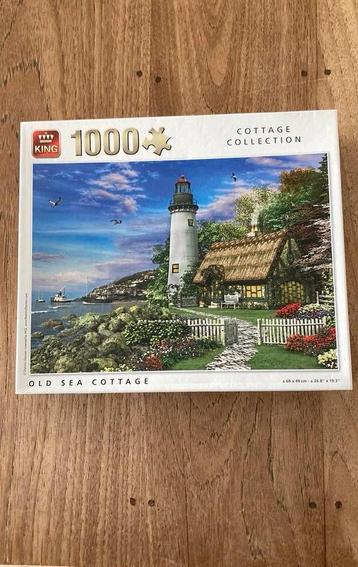 Puzzel 1000 stukjes engels cottage van king beschikbaar voor biedingen