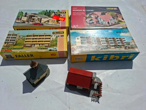 Faller, Kibri, Pola H0 Gebouwen - Diverse Sets, Hobby en Vrije tijd, Modeltreinen | H0, Zo goed als nieuw, Brug, Tunnel of Gebouw