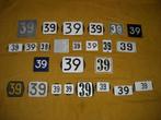 oud emaille huisnummer 39 ook 40 41 42 43 44 45 46 47 48 49, Antiek en Kunst, Antiek | Emaille, Ophalen of Verzenden