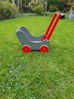 Houten kinderwagen, Ophalen