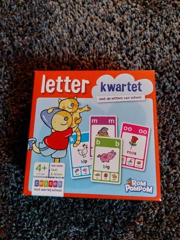 Te koop letterkwartet van Pompom beschikbaar voor biedingen