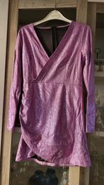 Rosé Goud feestjurk. Met glitters. Maat L. Lange mouwen, Kleding | Dames, Jurken, Maat 42/44 (L), Nieuw, Ophalen of Verzenden