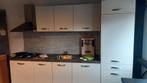 keuken 270cm met blad,bak,kraan,rugwand,kook,afzuig en koel., Ophalen, Wit, Nieuw, Enkelwandige keuken