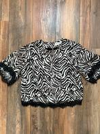 Josh V top met zebra print in maat S., Zwart, Ophalen of Verzenden, Zo goed als nieuw, Maat 36 (S)