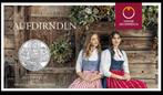 OOSTENRIJK 10 EURO 2025 AUFDIRNDL - LINNEN, PROOFL. AG 925, Postzegels en Munten, Oostenrijk, Setje, Zilver, Ophalen of Verzenden