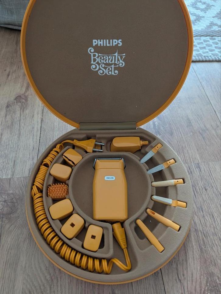 Vintage Philips beauty set, retro jaren '70 compleet, Sieraden, Tassen en Uiterlijk, Uiterlijk | Cosmetica en Make-up, Gebruikt