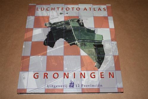 Luchtfoto-atlas Groningen. Loodrechtluchtfoto's., Boeken, Atlassen en Landkaarten, Gelezen, Landkaart, Nederland, 1800 tot 2000