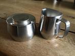 “ALESSI ALFRA” VINTAGE RVS ROOMSTEL+SCHALEN PER STUK TE KOOP, Ophalen of Verzenden