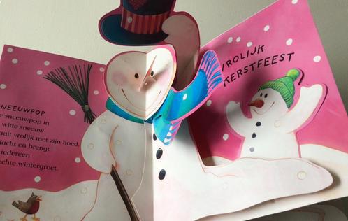 de lachende sneeuwpop pop-up prentenboek winter groep 1-2, Boeken, Kinderboeken | Kleuters, Zo goed als nieuw, Fictie algemeen