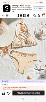 Beige bikini met schelpjes - Nieuw!, Kleding | Dames, Badmode en Zwemkleding, Ophalen, Beige, Nieuw, Bikini