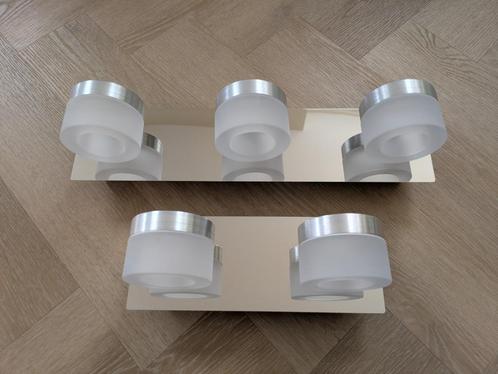 Flair Kynosura LED wandlampen 2- en 3-lichts chroom, Huis en Inrichting, Lampen | Wandlampen, Nieuw, Glas, Metaal, Ophalen of Verzenden