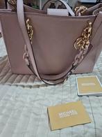 Michael kors Cynthia Saffanio Leather pink tas zgan, Ophalen of Verzenden, Zo goed als nieuw, Roze, Handtas