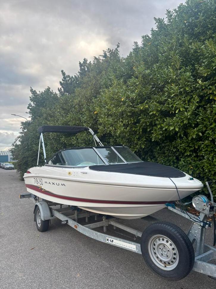Maxum 1800 MX, Watersport en Boten, Speedboten, 3 tot 6 meter, Benzine, 120 tot 200 pk, Polyester, Binnenboordmotor, Ophalen