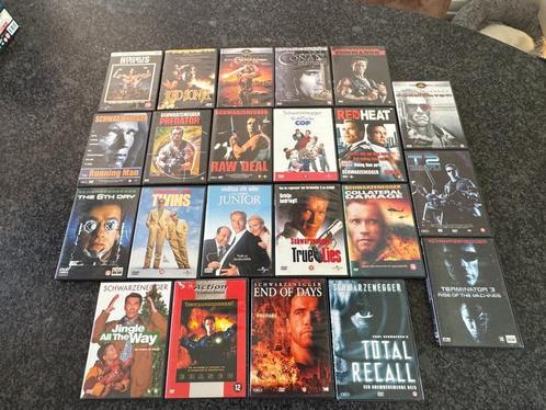 22 dvd's van Arnold Schwarzenegger, Cd's en Dvd's, Dvd's | Actie, Gebruikt, Actie, Vanaf 16 jaar, Ophalen of Verzenden