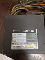 Corsair CX600 Voeding - 100% Goed!, Computers en Software, Interne voedingen, Gebruikt, Ophalen of Verzenden, Corsair, Corsair