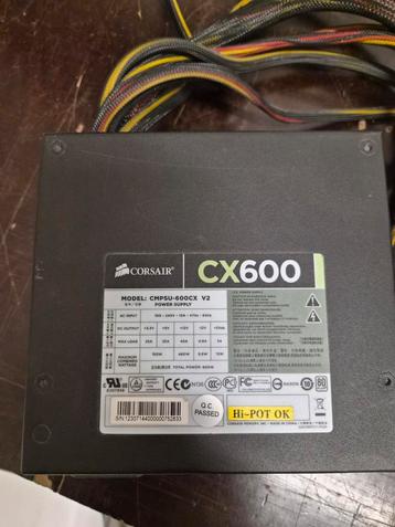 Corsair CX600 Voeding - 100% Goed! beschikbaar voor biedingen
