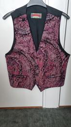 Gilet zgan 52/54, Kleding | Heren, Kostuums en Colberts, Ophalen of Verzenden, Gedragen, Maat 52/54 (L), Paars