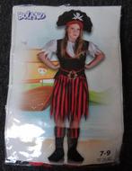 Piraten verkleedkleren voor meisje 7 - 9 jaar, Ophalen of Verzenden, Zo goed als nieuw, Meisje