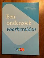 Een onderzoek voorbereiden, Heinze Oost, Verzenden, Nieuw, HBO