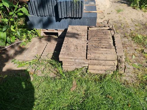 Opsluitbanden en stapelblokken, laatste kans, Tuin en Terras, Tegels en Klinkers, Gebruikt, Overige typen, Beton, Minder dan 5 m²