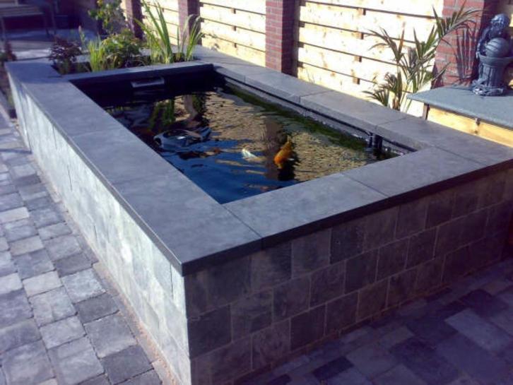 vijverranden Chinese Hardsteen 30 cm breed gezoet / facet, Tuin en Terras, Vijvers, Nieuw, Ophalen