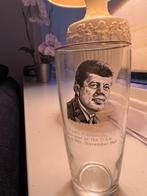 Glas origineel president Kennedy, Verzamelen, Glas en Borrelglaasjes, Ophalen, Zo goed als nieuw, Frisdrankglas