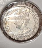 10 cent 1921 #1, Postzegels en Munten, Munten | Nederland, Zilver, Ophalen of Verzenden, 10 cent, Koningin Wilhelmina
