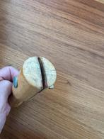 Ringkloof hout met vleugelmoer in prima staat edelsmeden, Ophalen of Verzenden, Zo goed als nieuw