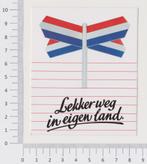 Sticker - Lekker weg in eigen land!, Verzamelen, Stickers, Overige typen, Ophalen of Verzenden, Zo goed als nieuw