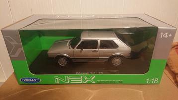 Welly Volkswagen Golf I GTI 1983 Pirelli Zilver 1-18 beschikbaar voor biedingen