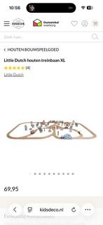 Little Dutch Houten Speeltrein - Houten, Kinderen en Baby's, Speelgoed | Houten speelgoed, Ophalen, Zo goed als nieuw, Rij- of Hobbelspeelgoed