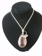 Ti Sento jewel . Ketting . Zilver . Bedels ., Sieraden, Tassen en Uiterlijk, Kettinghangers, Met edelsteen, Overige voorstellingen