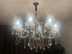 Luxe Kroonluchter met Kristallen, Huis en Inrichting, Ophalen, Zo goed als nieuw, Glas
