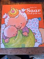 Saar wordt grote zus - Pauline Oud, Ophalen of Verzenden, Zo goed als nieuw, Uitklap-, Voel- of Ontdekboek, 2 tot 3 jaar