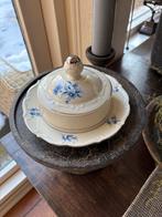 Vintage Botervloot met Blauwe Bloemen, Ophalen