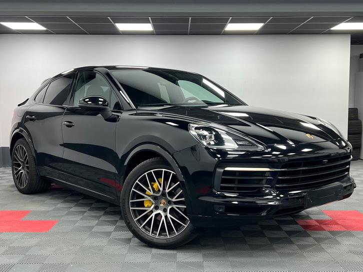Zwarte Luxe Porsche Cayenne Coupe 3.0 340PK SportChrono!, Auto's, Porsche, Bedrijf, Cayenne, 360° camera, ABS, Achteruitrijcamera